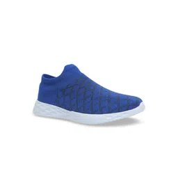 Provogue Men Blue Woven Design Slip-On Sneakers-picture-11