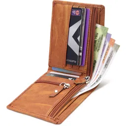 provogue Men Casual, Ethnic, Evening/Party, Formal, Travel, Trendy Tan Artificial Leather Wallet-picture-28