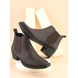 Provogue Men High Block-Heeled Chelsea Boots-picture-11