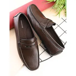 Provogue Men Leather Formal Loafers-picture-13