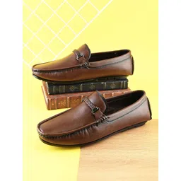 Provogue Men Leather Formal Loafers-picture-30