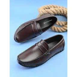 Provogue Men Leather Formal Loafers-picture-23