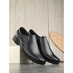 Provogue Men Leather Formal Slip-On Shoes-picture-27