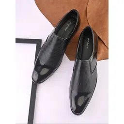 Provogue Men Leather Formal Slip-On Shoes-picture-30