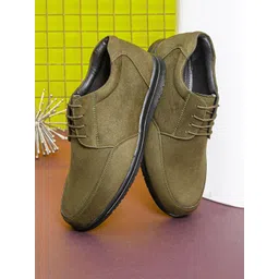 Provogue Men Leather Round Toe Sneakers Fashion-picture-27