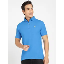 Provogue Men Polo Collar Applique Slim Fit T-shirt-picture-15