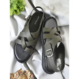 Provogue Men Solid Slip-On Comfort Sandals-picture-28