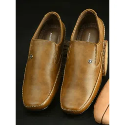 Provogue Men Solid Slip On Formal Loafers-picture-15