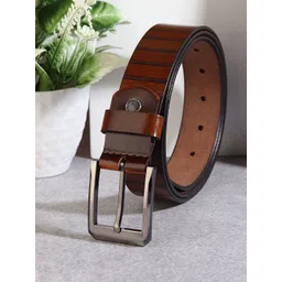 Provogue Men Striped Leather Formal Belt-picture-11