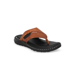 Provogue Men Tan Brown Solid Thong Flip-Flops-picture-38