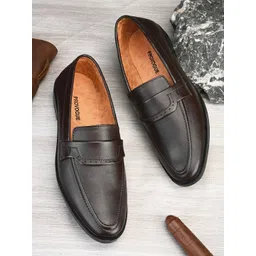 Provogue Men Textured Formal Loafers-picture-41