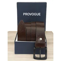 Provogue Men Textured Leather Belt-picture-29