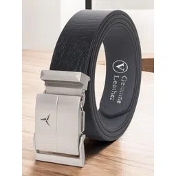 Provogue Men Textured Leather Belt-picture-11
