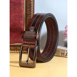 Provogue Men Textured Leather Formal Belt-picture-25