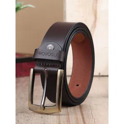 Provogue Men Textured Leather Formal Belt-picture-40
