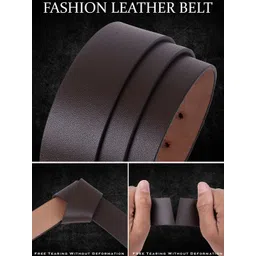 Provogue Men Textured Leather Formal Belt image 2