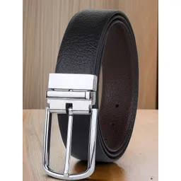Provogue Men Textured Leather Reversible Formal Belt-picture-24
