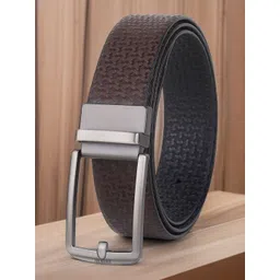Provogue Men Textured Leather Reversible Formal Belt-picture-15