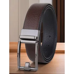 Provogue Men Textured Leather Reversible Formal Belt-picture-28