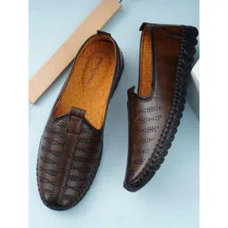 Provogue Men Textured Loafers image 1