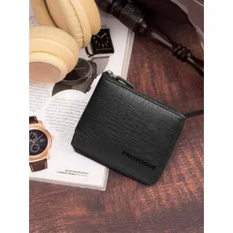 Provogue Men Textured PU Zip Around Wallet-picture-13