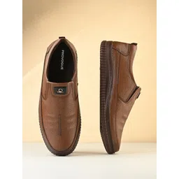 Provogue Men Textured Round Toe Slip-On Sneakers Shoes-picture-25