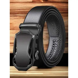 Provogue Men Textured Wide Casual PU Belt image 1