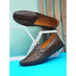 Provogue Men Woven Design Loafers-picture-30