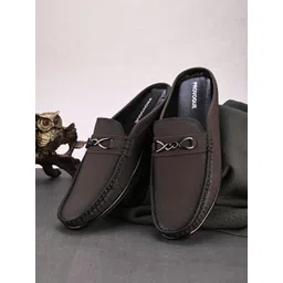 provogue Men's Pu Open Loafers Loafers For Men-picture-11