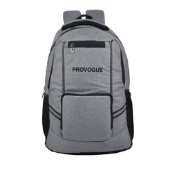 Provogue Unisex Grey & Black Backpack with Reflective Strip-picture-18