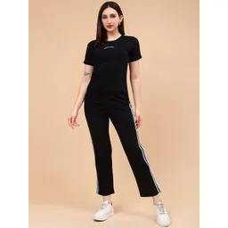 PRRODALITY Round Neck Pure Cotton T-Shirt With Trackpant-picture-28