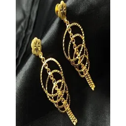 PRS GOLD COVERING Gold Plated Drop Earrings-picture-24