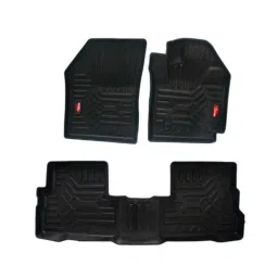 PRUVU 3 Pcs TPE Black Car Floor Mats Set for TATA Altroz 2020, PRU-TFM 001-picture-20