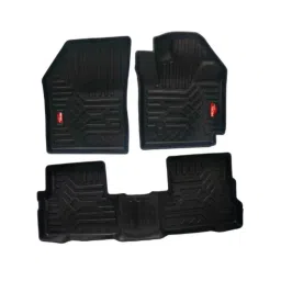 PRUVU 3 Pcs TPE Black Car Floor Mats Set for TATA Punch 2021 , PRU-TFM 002-picture-16