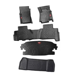 PRUVU 3 Pcs TPE Black Car Floor Mats Set with Trunk Mat for Mahindra Scorpio-N 2024, PRU-TFM 014-picture-24