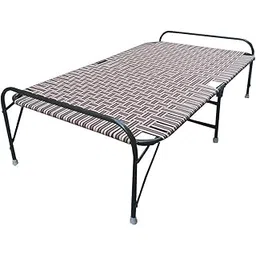PS PARVESH Smart Metal Stainless Steel Niwar Folding Bed (Combo) for Home (Size 42X72), Fullxl, Multicolour (Bed 3.5X 6 feet)-picture-21