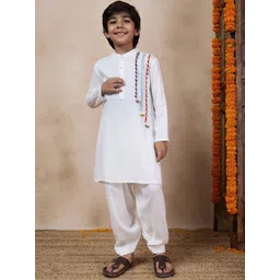 pspeaches Boys Regular Kurta with Pyjamas-picture-13