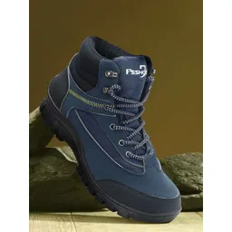 PSSHOES Men Solid Synthetic Leather Regular Hiking Boots-picture-12