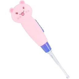 Pssopp Cute Baby Earpick ABS Ear Cleaner LED Earwax Remover with Replacement Head Pink Cat Green, Easy to Use, for Household and Travel Use (#1)-picture-13