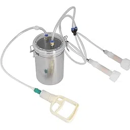 Pssopp Manual Milking Machine Cow Hand Vacuum Pump Portable Milking Kit 2000ml Effort Saving Cow Milking Machine for Milk Plant Farm-picture-11