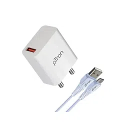 PTron Volta FC12 20W QC3.0 Smart USB Charger Adapter with Type-C 1M USB Cable (White)-picture-11