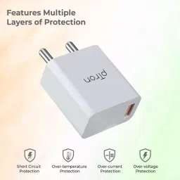 pTron Volta FC12 20W QC3.0 Smart USB Charger (White) image 4