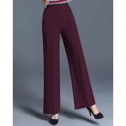 ptvize Women Relaxed Fit Trousers image 4