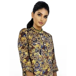 PU FASHION Women Foil Printed Kurta-picture-25