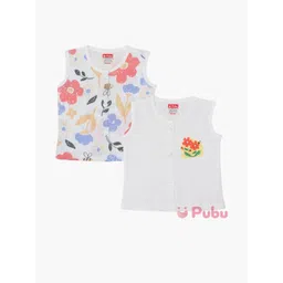Pubu Unisex Kids Pack of 2 Cotton Top-picture-13