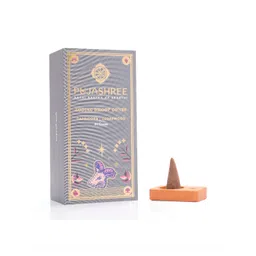 pujashree products global  pvt ltd. Pujashree Products Global Pvt Ltd. 50Pcs Grey Wooden Zodiac Dhoop Cones image 2
