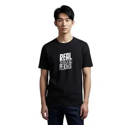PULP Real Not Perfect Slogan Typography Printed Pure Cotton T-Shirt-picture-23