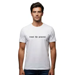 PULP Unisex Trust the Process Typography Printed Pure Cotton T-shirt-picture-24