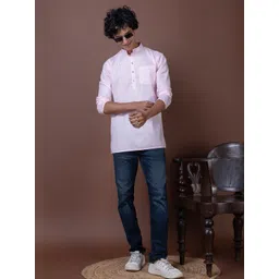 PulseIQ Men Cotton Straight Kurtas-picture-34