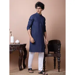 PulseIQ Men Cotton Straight Kurtas-picture-18